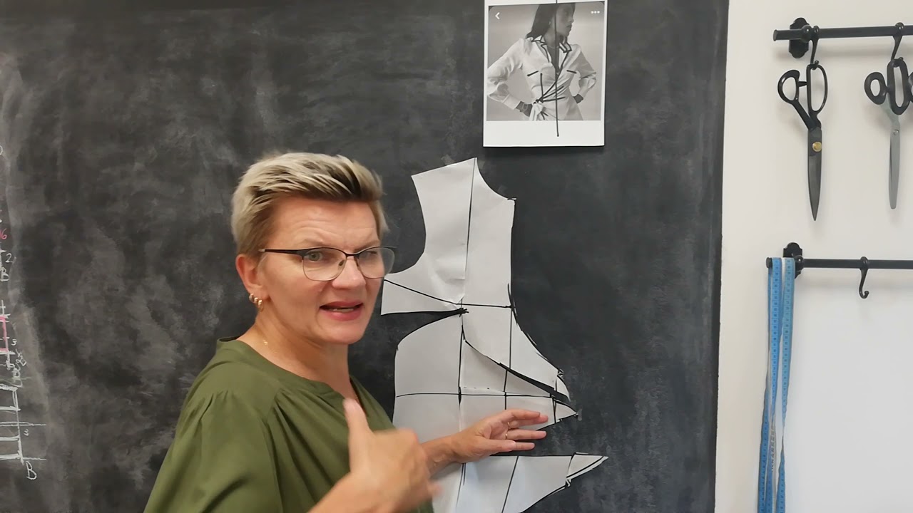 Lekcja 11 MODELOWANIE  kroju bluzki. Jak wymodelować bluzkę z podstawowej formy kroju?