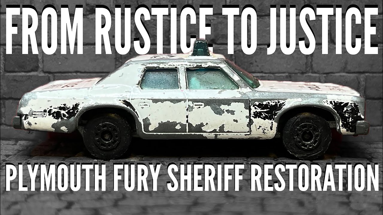 Watch Me Restore a Vintage Matchbox Plymouth Fury Sheriff Car