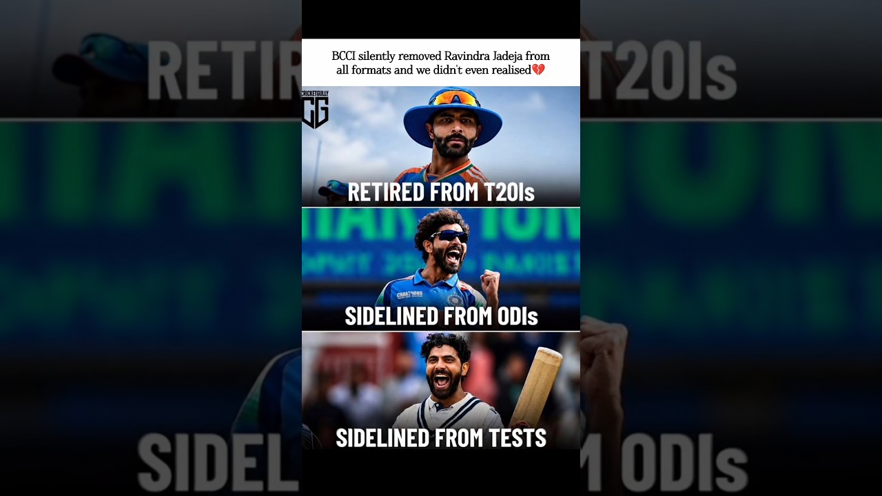 BCCI silently removed Ravindra Jadeja fromall formats and we didn't even realised💔| #ravindrajadeja