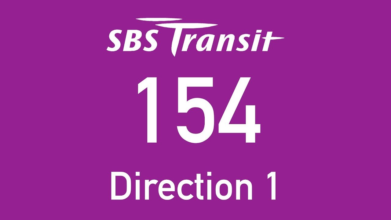 SBS Transit Trunk Bus Service 154 Direction 1 Hyperlapse