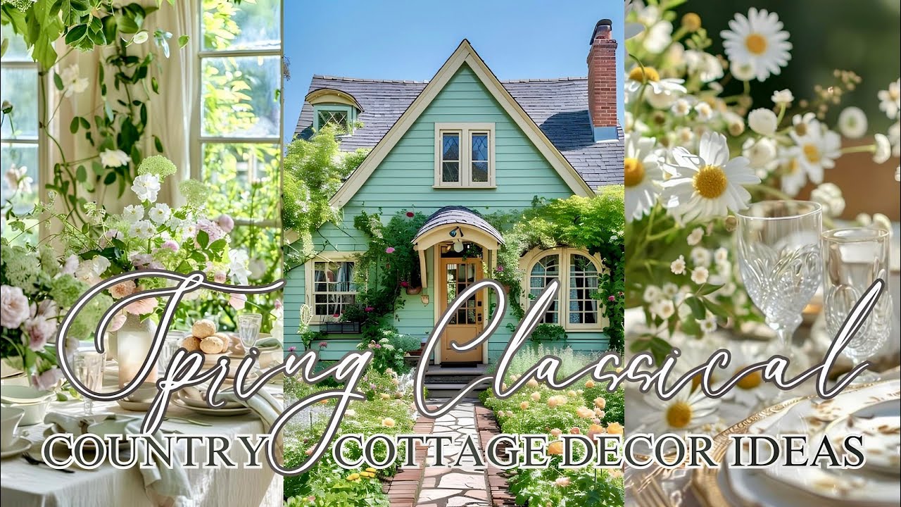 NEW - 100+ Spring Classical Country Cottage Decor Ideas | Turn Your Home into a Country Haven 🌷🌸🌺
