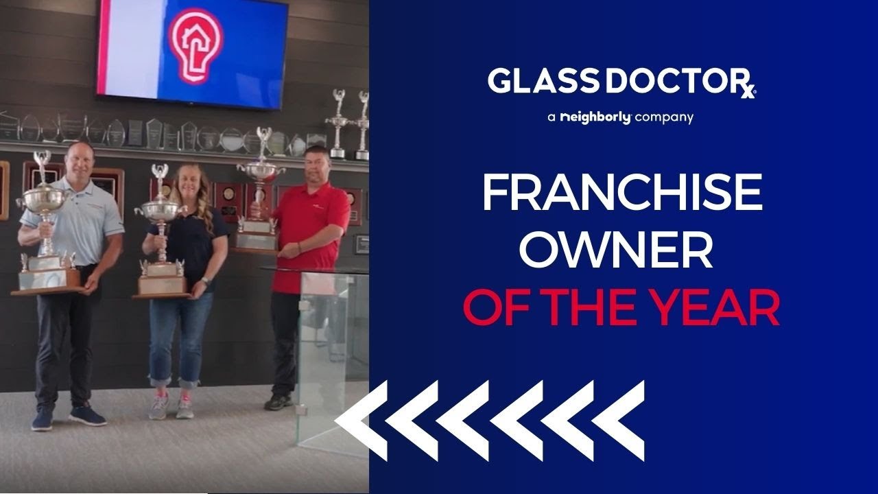 Honoring 4x Award-Winning Glass Doctor® Franchise Owners of the Year: Justin & Jennifer Eimers
