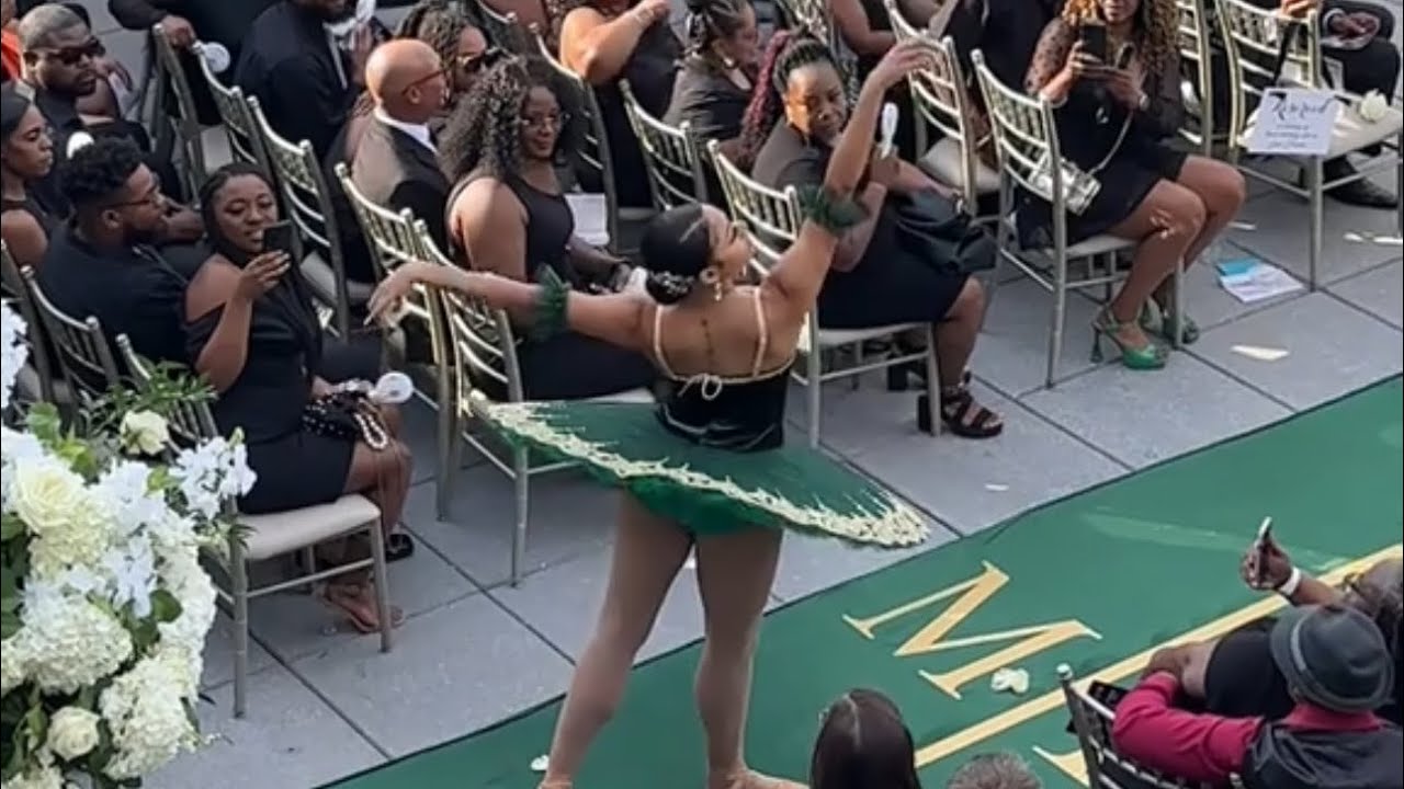 Luxury Green Wedding Flowerina Performance | Bird’s Eye View