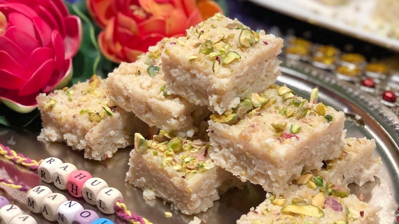 Raksha Bandhan Special | Tofu Kalakand | Indian Sweet Recipe | No Ghee No Oil Sweet Recipe