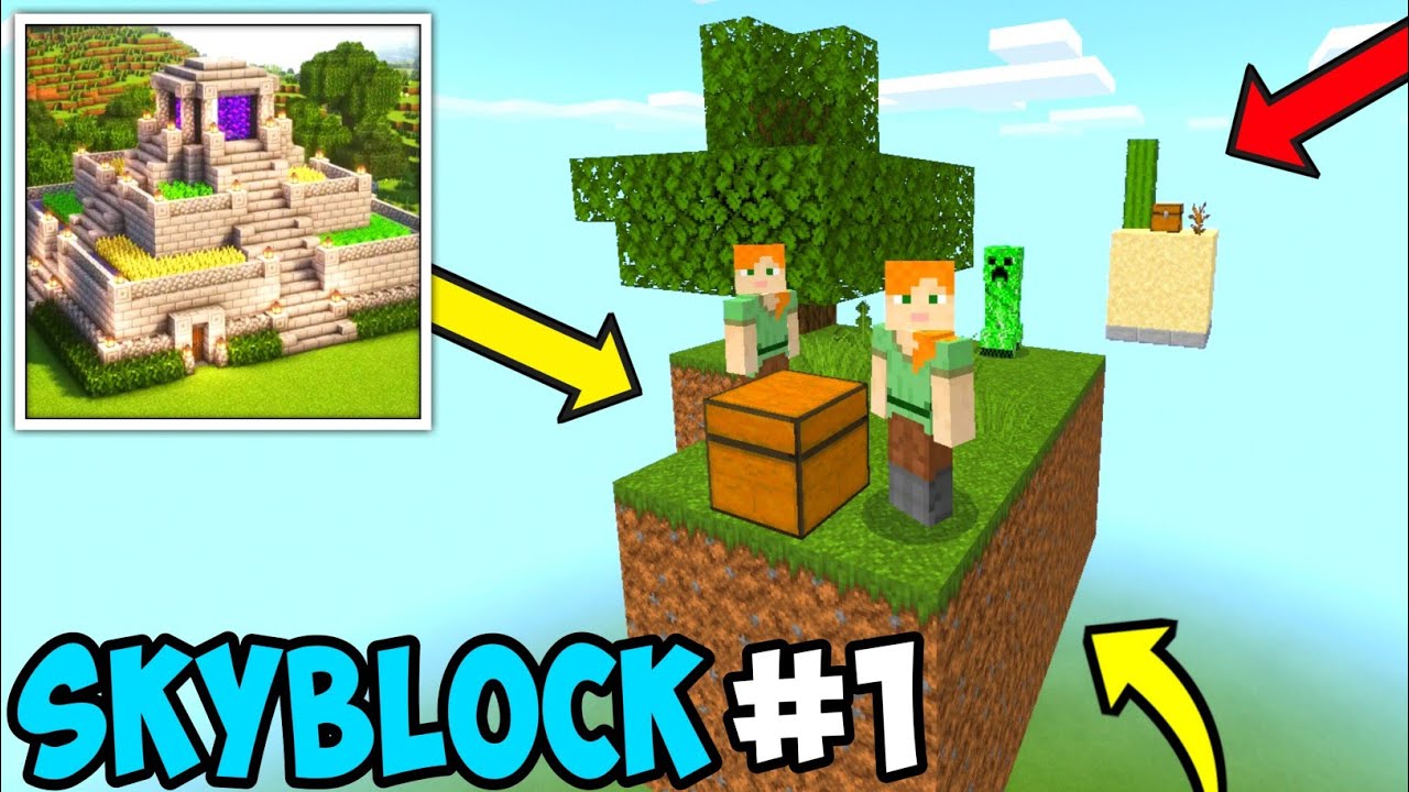 New Craft Block Building Adventure Skyblock Multiplayer Survival Walkthrough Part 1