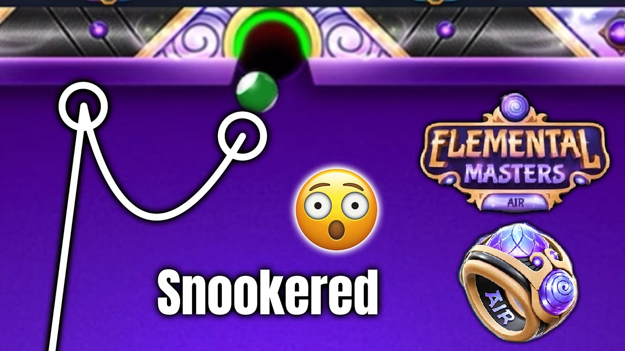This 100M Table Escape Felt Like Magic! 🌪️✨ Elemental Masters Air 2nd Ring | 8 Ball Pool GamingWithK
