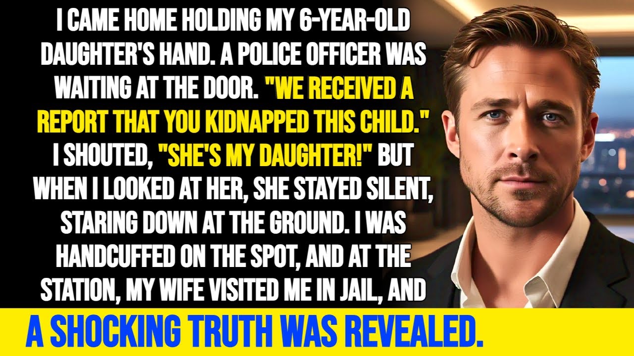 My 6-Year-Old Called Me a Stranger in Front of Police—Then Her Secret Note Revealed Horrifying Truth