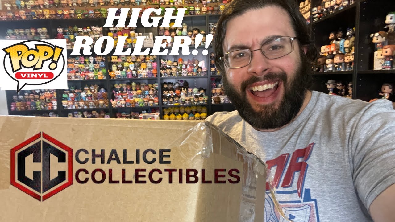 OPENING A FUNKO POP! CHALICE COLLECTIBLES HIGH ROLLER MYSTERY BOX!!!