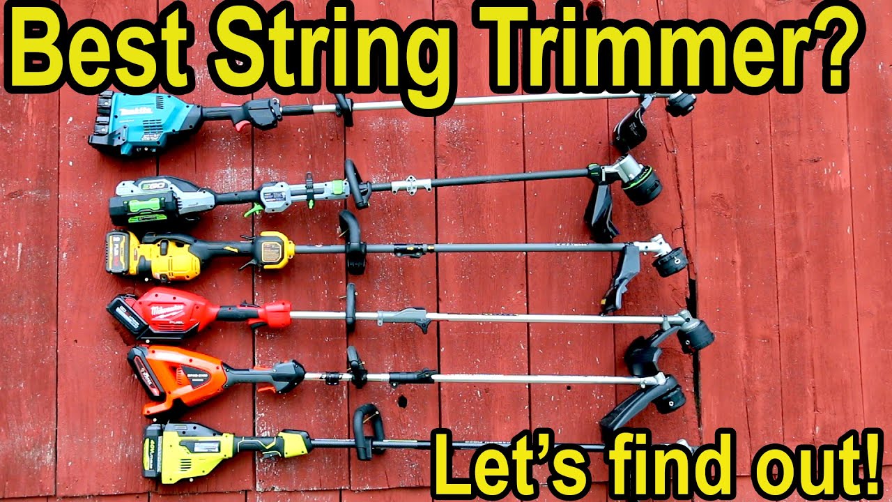Best String Trimmer (Battery Powered)? EGO, Milwaukee, DeWalt, Ryobi, Kobalt, Makita, Atlas, ECHO