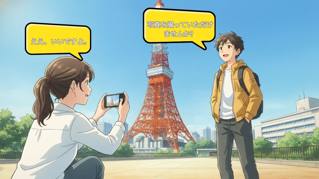 20 Minutes of Easy Japanese Conversation (N5-N4) | Visiting Famous Places in Japan