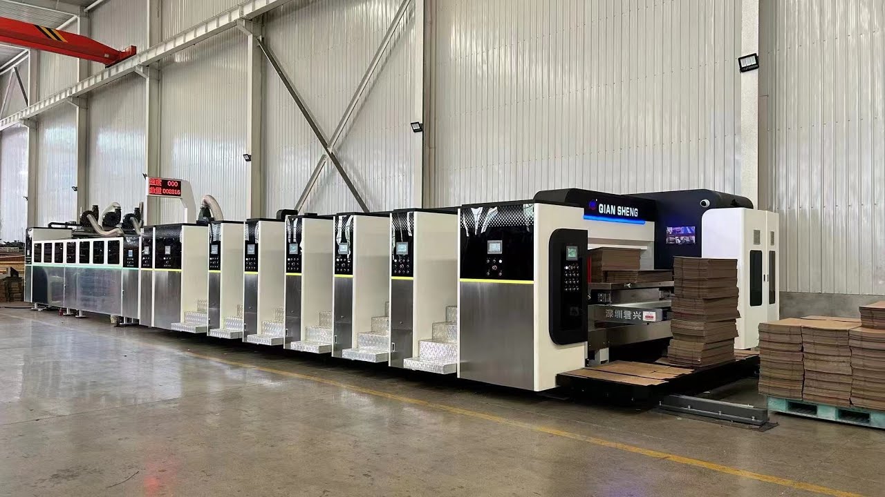Fixed Units Model Flexo Printer Slotter Rotary Die Cutter Folder Gluer Bundler Inline/FFG/Case Maker