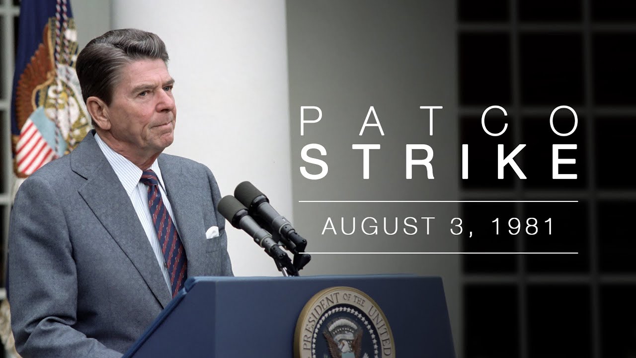 Remarks and Q & A with reporters on the Air Traffic Controllers (PATCO) strike