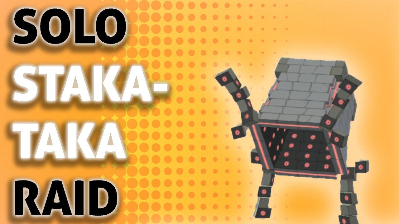 Solo Stakataka in Pokemon GO! (take down/stone edge) - 🗡 + Cloudy