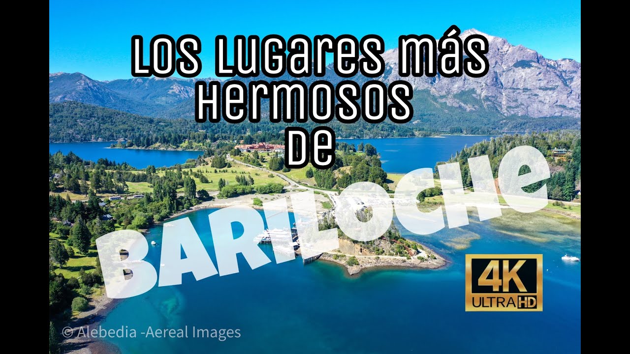 Los lugares más espectaculares de Bariloche. Imágenes Drone 4K