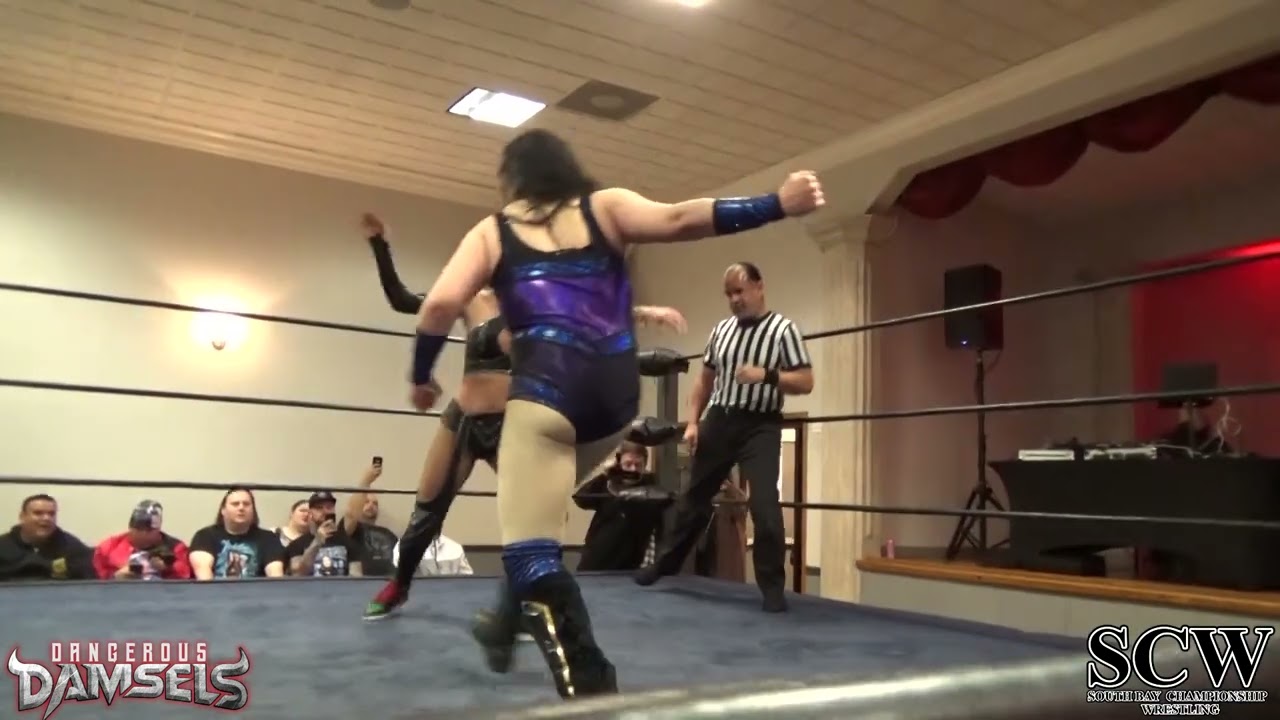 SCW FIRST EVER WOMEN'S SHOW, .EVERLY RIVERA VS JORDAN BLU