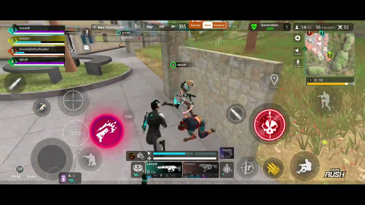 Gameplay Prime Rush - BETA Fechado