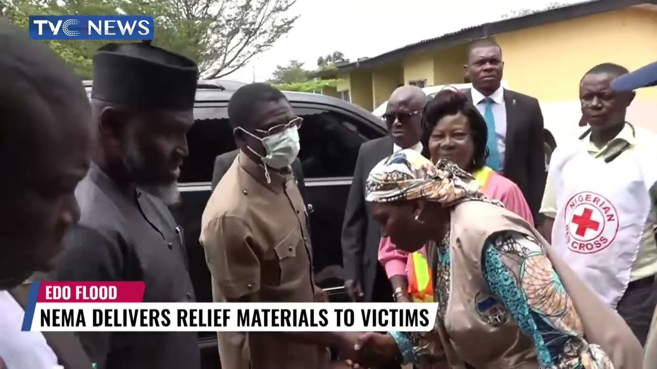 NEMA Delivers Relief Material To Flood Victims In Edo State