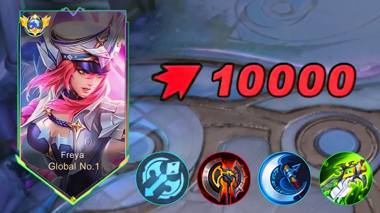 FREYA USER'S TRY THIS NEW ONE SHOT BUILD FOR FREYA!!! ( MUST TRY ) FREYA BEST BUILD 2024 - MLBB