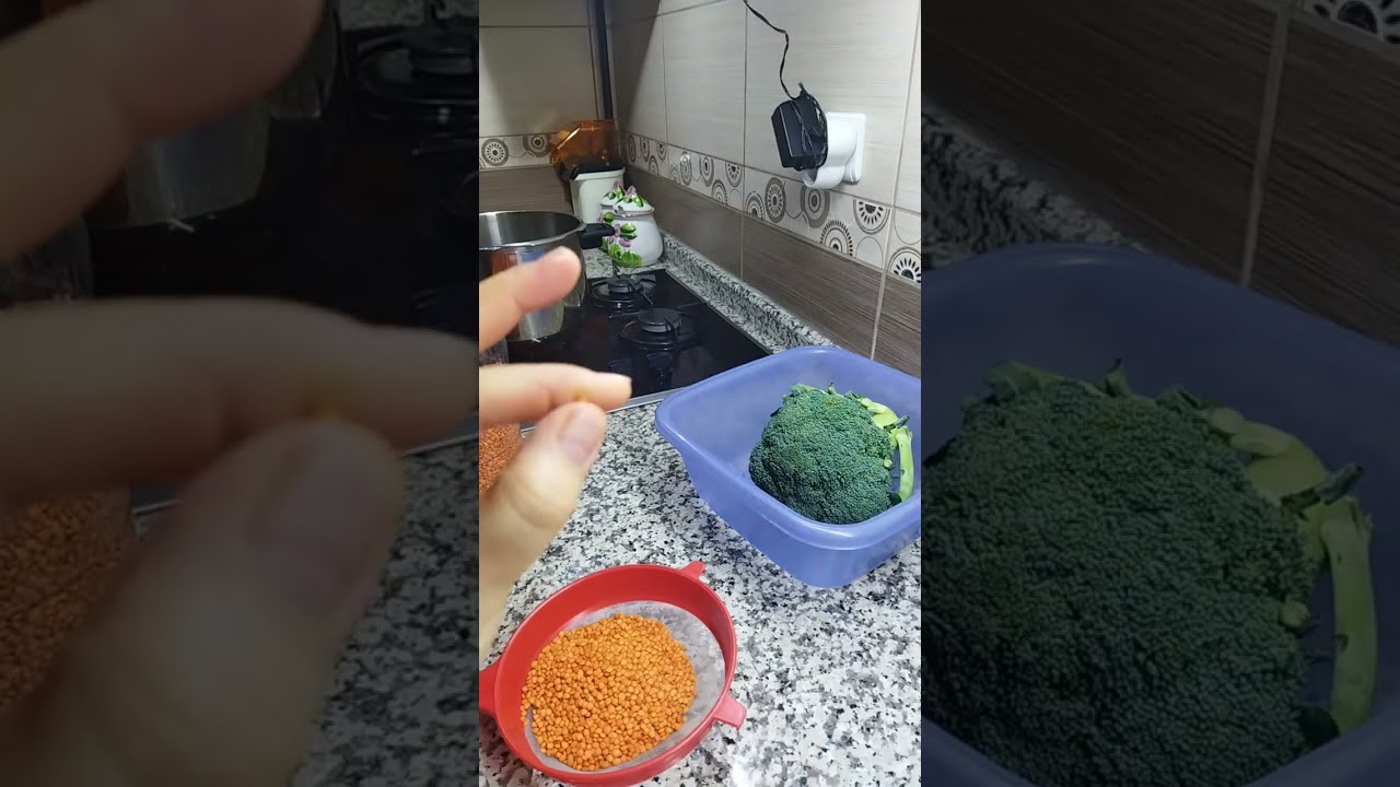 kış ayının vazgeçilmezi mercimek çorbası ve brokoli