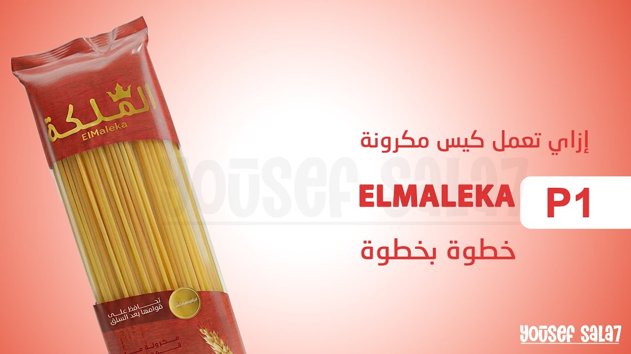 كيس مكرونة الملكة بطريقة سهلة وفكرة جديدة PART 1 MODELING
