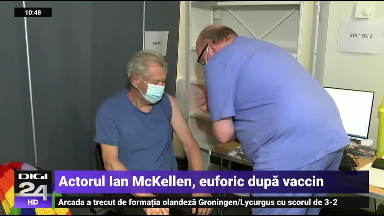 &bdquo;Gandalf&rdquo; s-a vaccinat anti-COVID. Mesajul actorului Ian McKellen