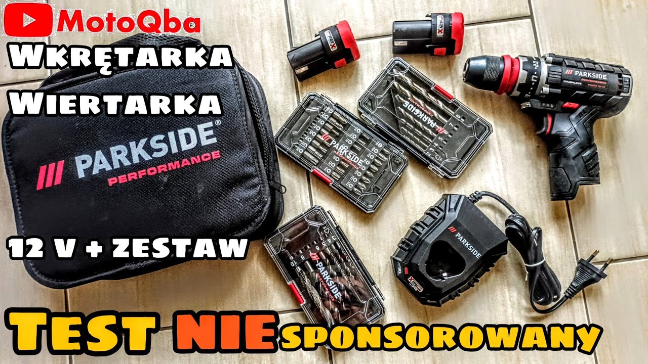 test 🛠️ WKRĘTARKA AKU Parkside 12V Bezszczotkowa - ZESTAW #MotoQba #parkside #lidl