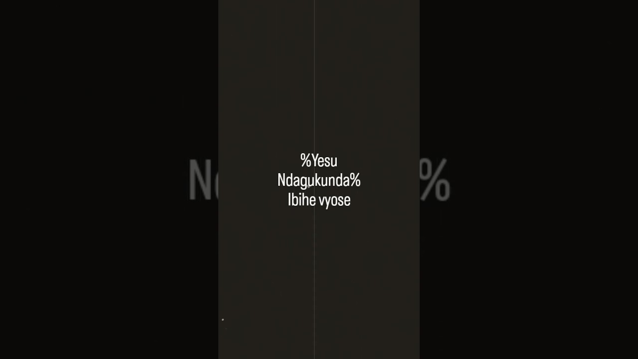 Yesu ndagukunda ibihe vyose (cover)