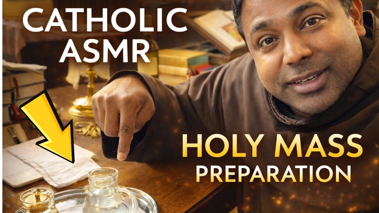 Catholic ASMR of preparing for the Holy Mass