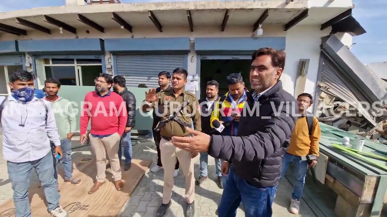 जो जो वीडियो में आ रहा है सबकी FIR दर्ज करूँगा ! || DTP RS BATTH SECTOR 68 GURUGRAM
