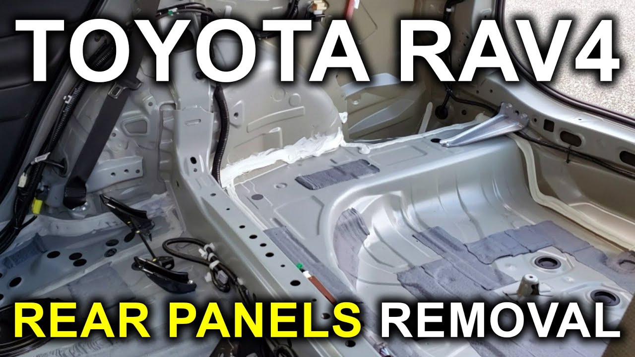 Toyota RAV4 (2019-2025): How To Remove Rear Interior Trim Panels?