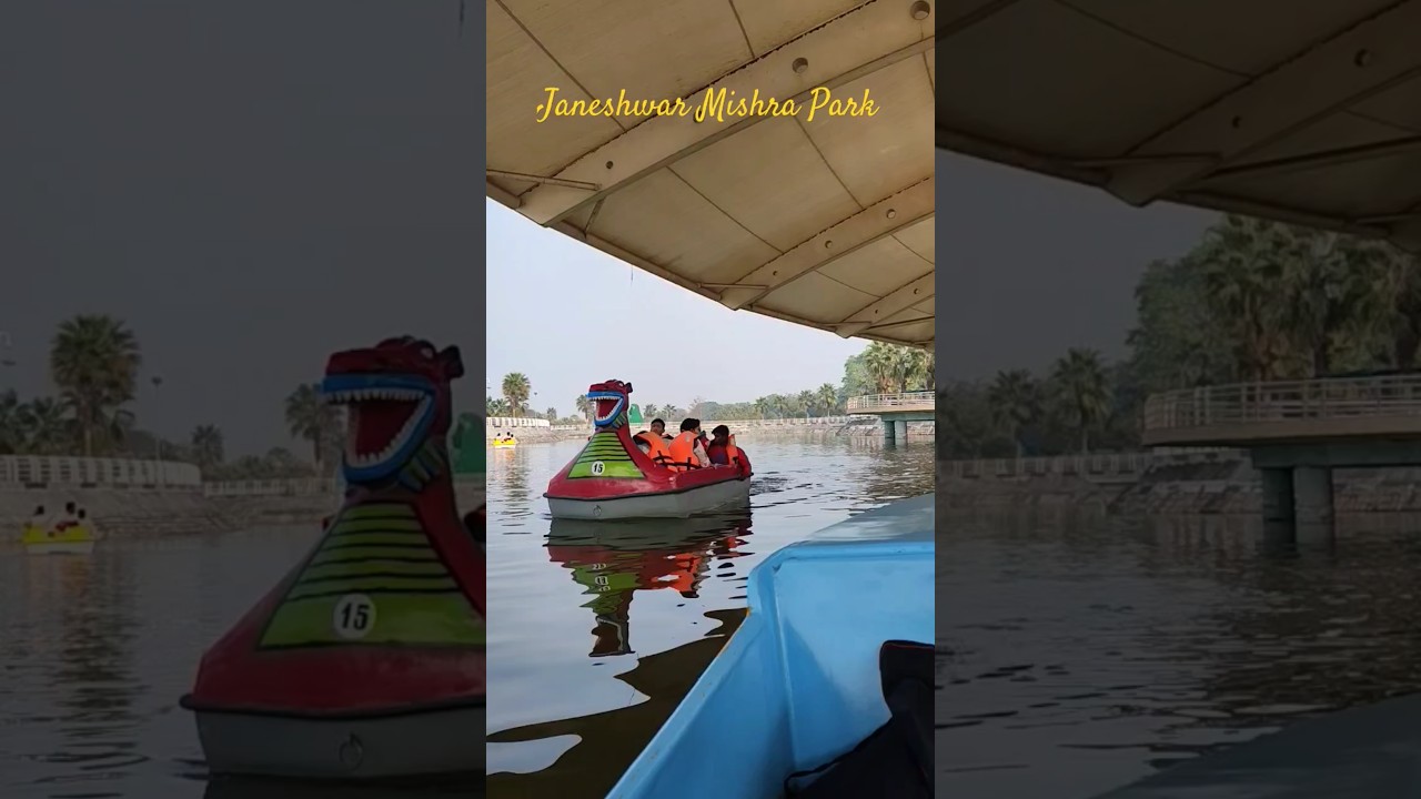 Boating at Janeshwar Mishra Park | Best Park in Lucknow | Asia's biggest park #lucknow #travel #lake