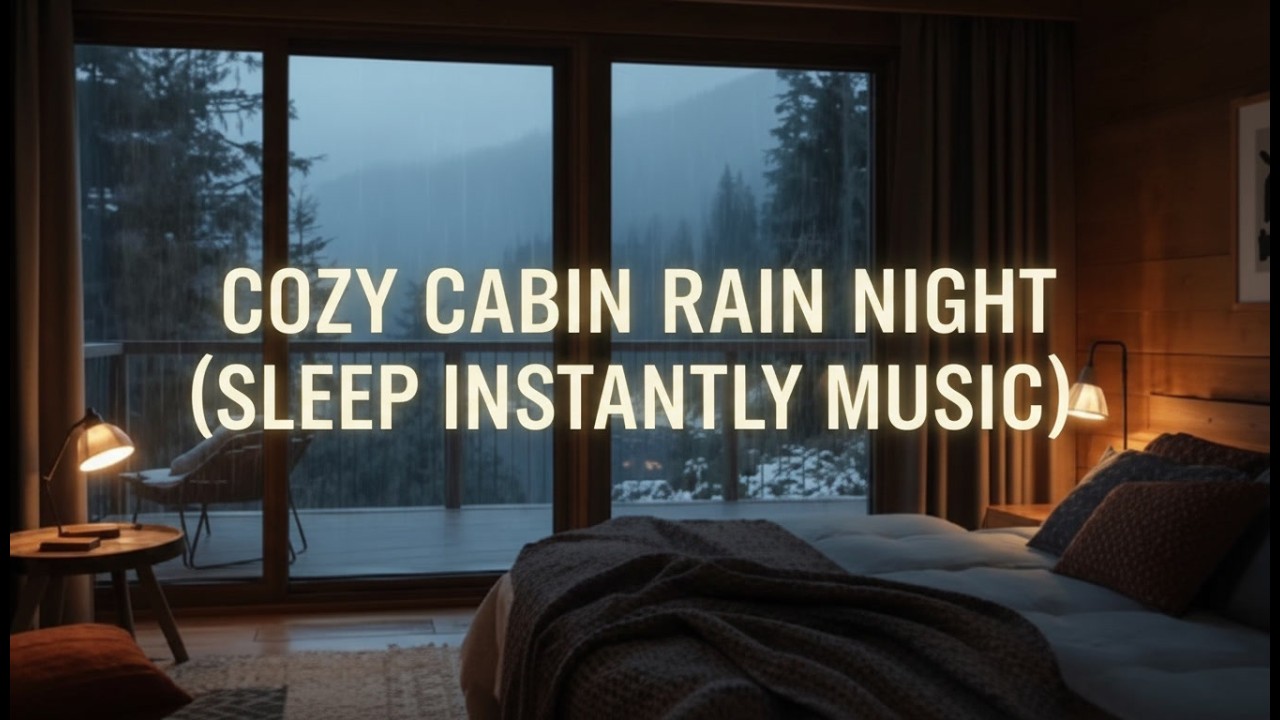 Soft Thunder & Rain: Relaxing Sleep Music for Insomnia and Anxiety Relief (no ads)