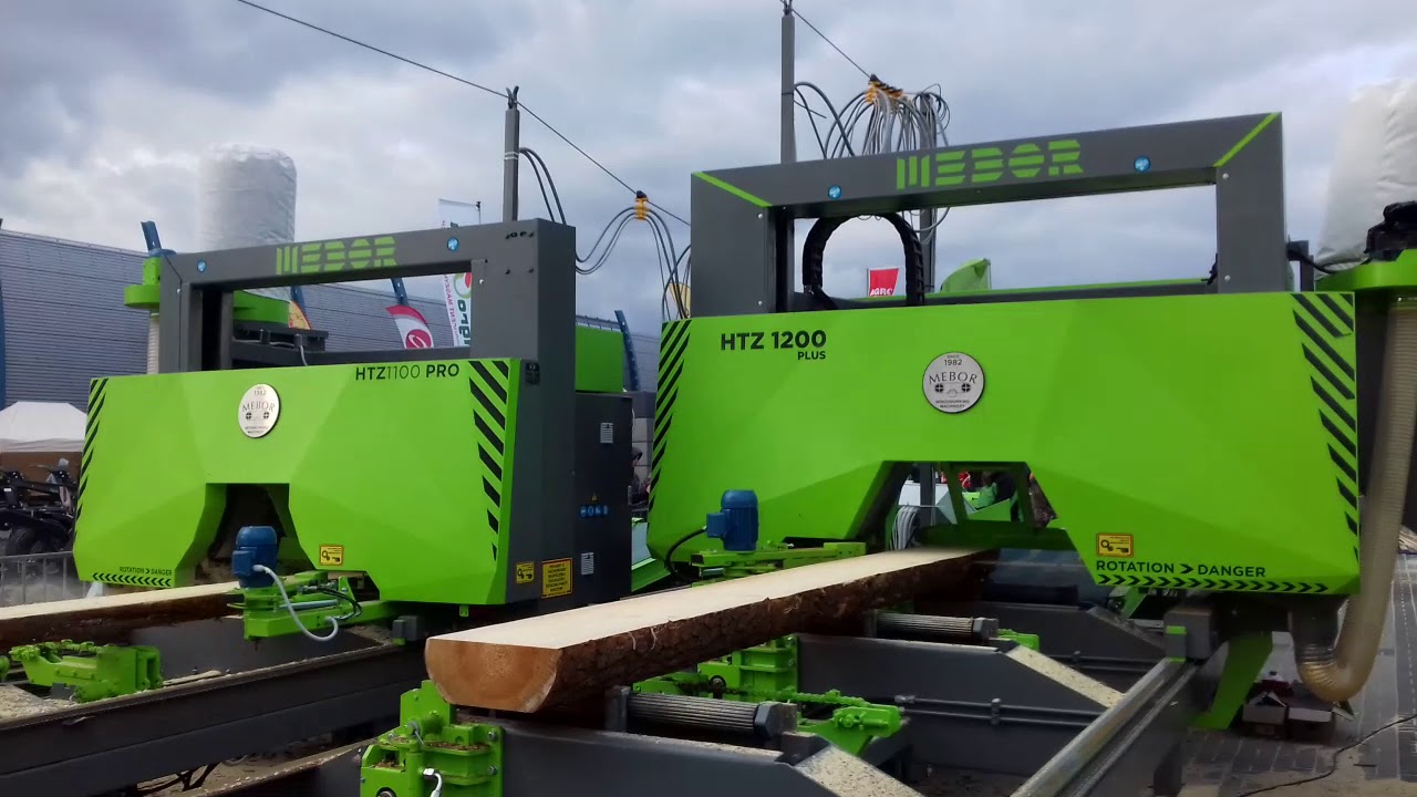 Dwa traki taśmowe Mebor  plus trak tarczowy Mebor / Inter-Bis Group