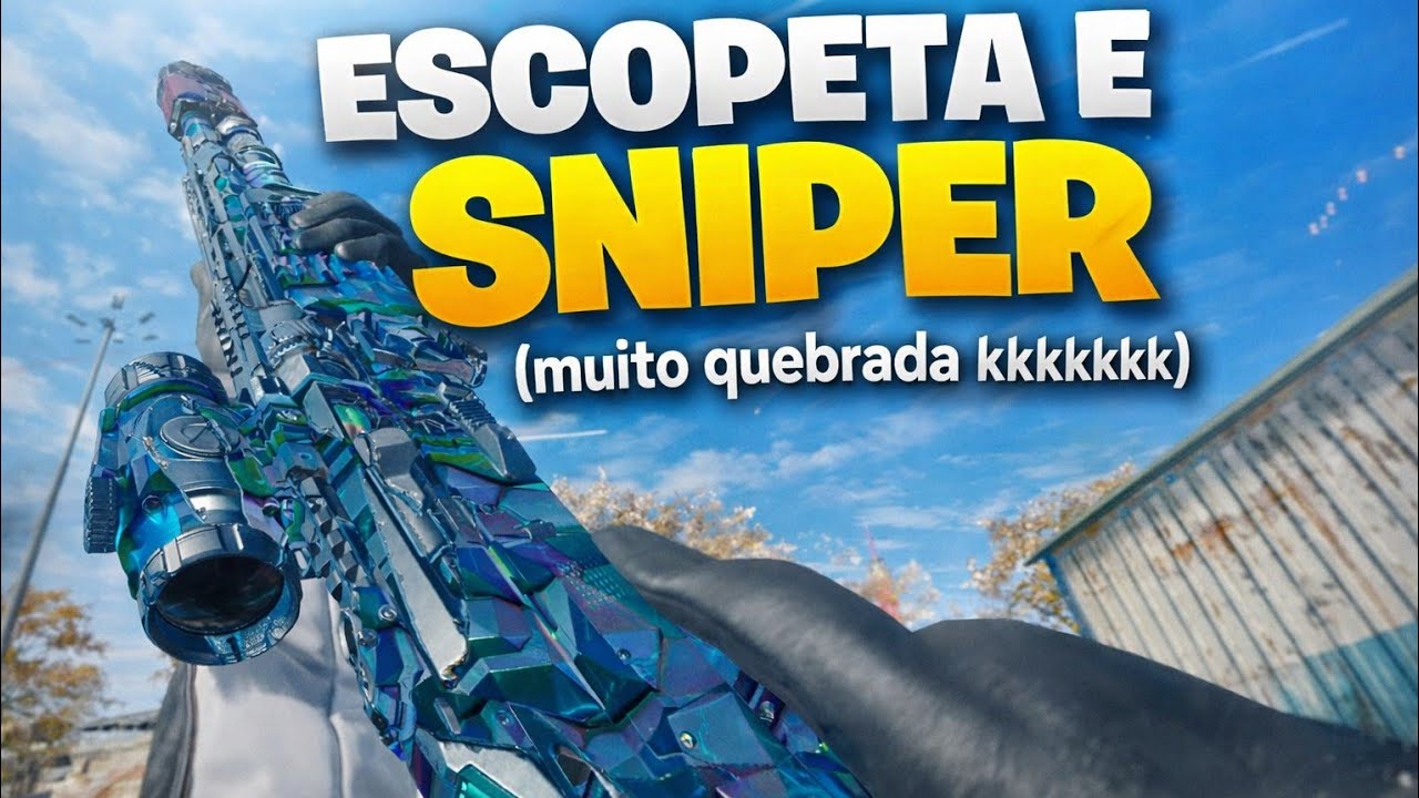 M10 BREACHER VIROU SNIPER 🎯🔥(Munição de Balote) — QUEBRADA DEMAIS Call of Duty: Warzone