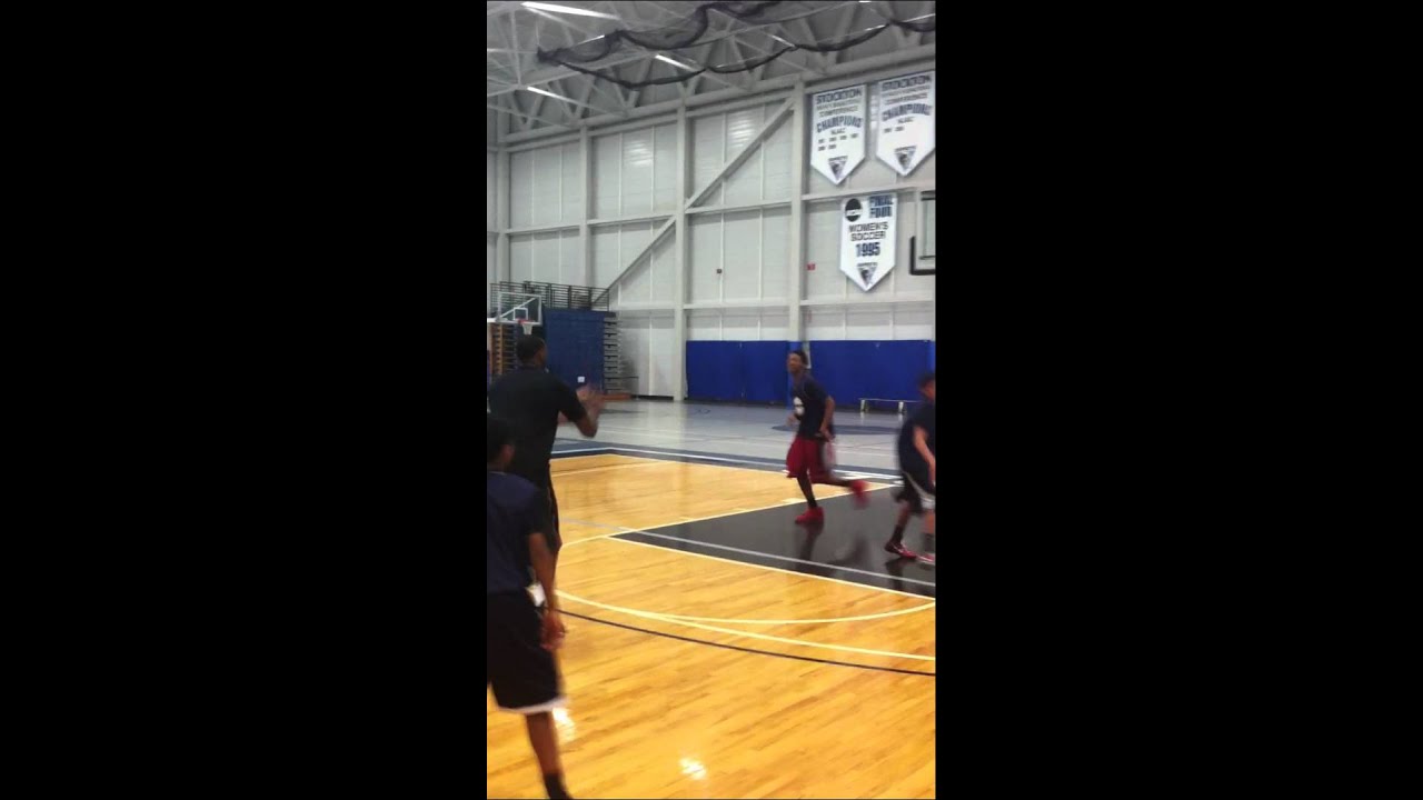 lebron james dunking on a camper 2011