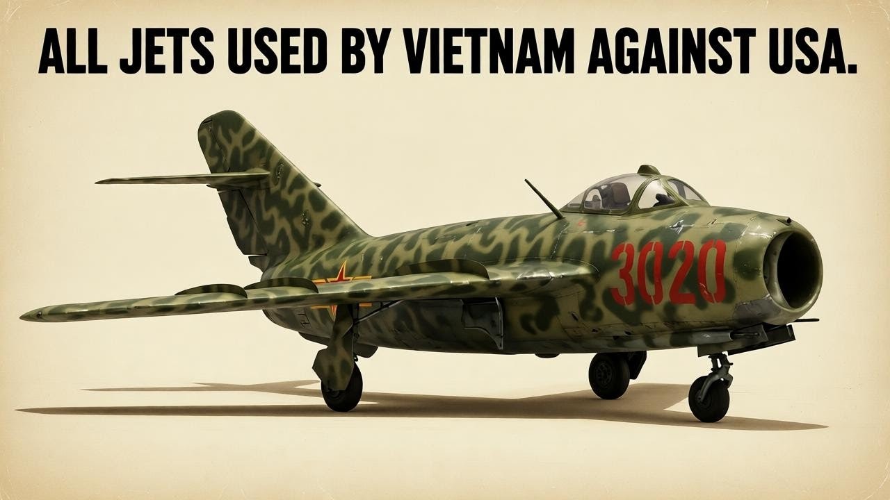 Every Jets Used by Vietnam Against USA