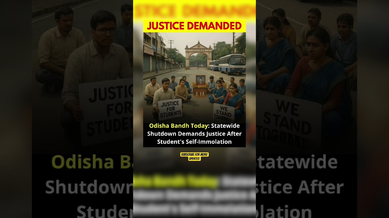 ⚠️ Odisha Bandh: Students Demand Justice Now!