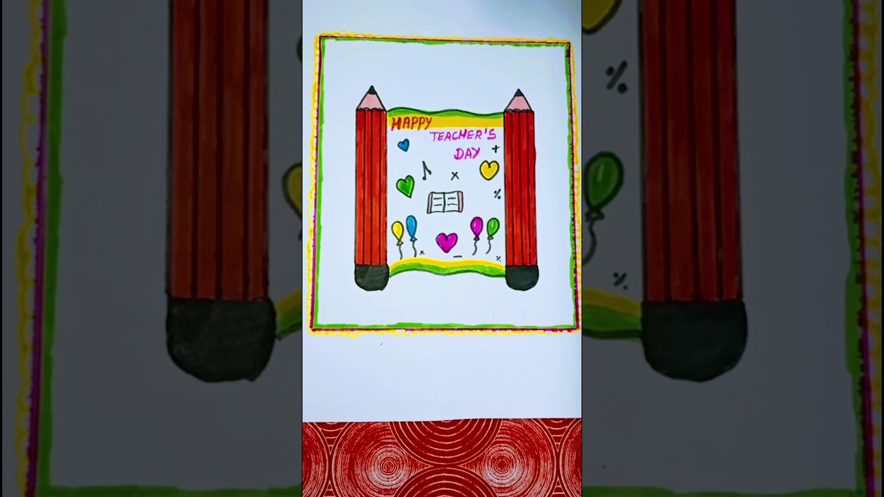 Happy Teacher's Day drawing #drawingforkids #drawing #happyteachersday (62)
