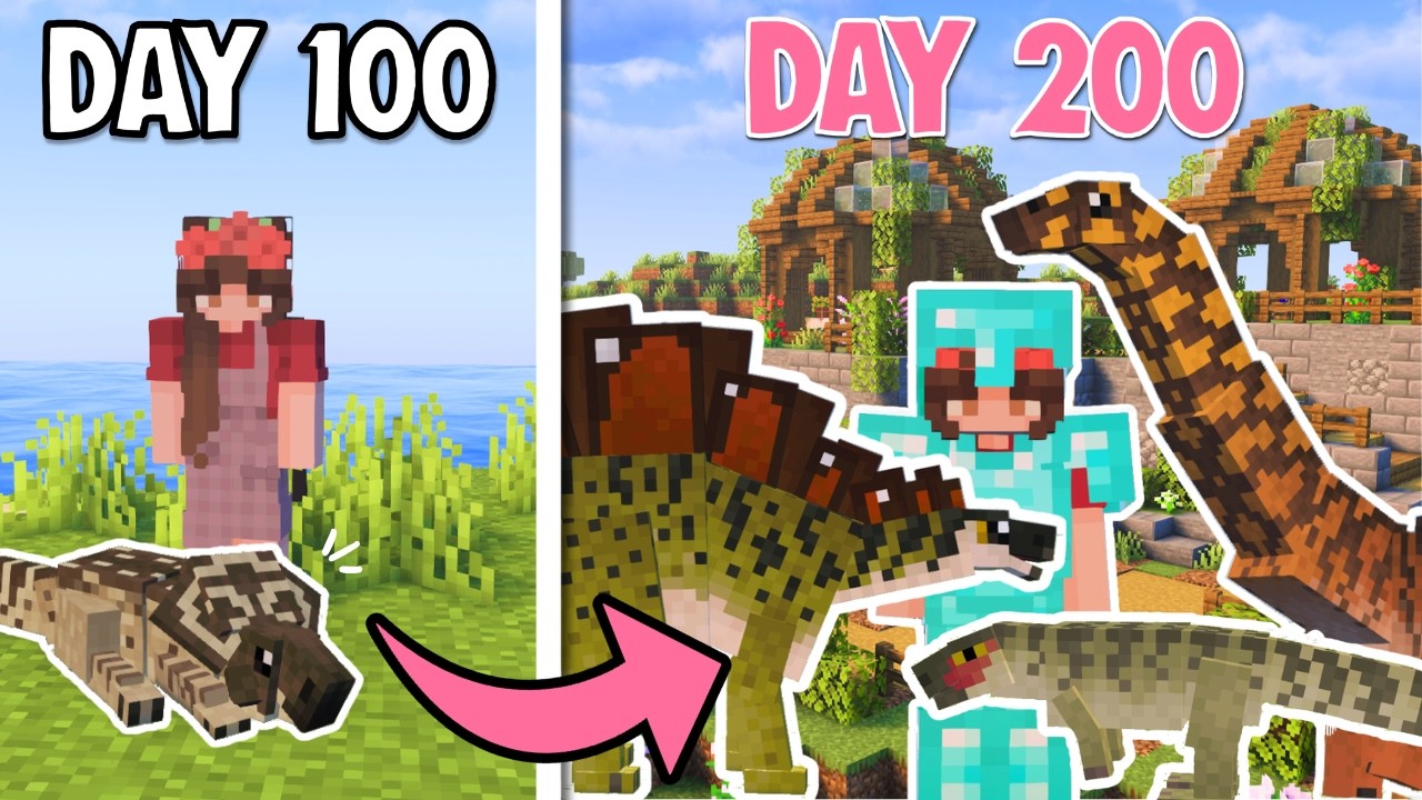 I survived 200 Days in a DINOSAUR World