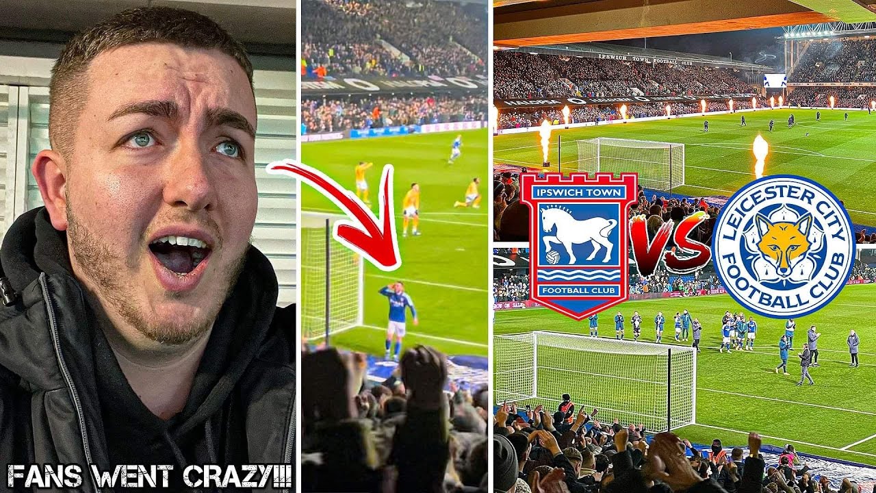 IPSWICH TOWN VS LEICESTER CITY | 1-1 | INCREDIBLE LIMBS AS TOWN SCORE 93RD MINUTE EQUALISER!!!