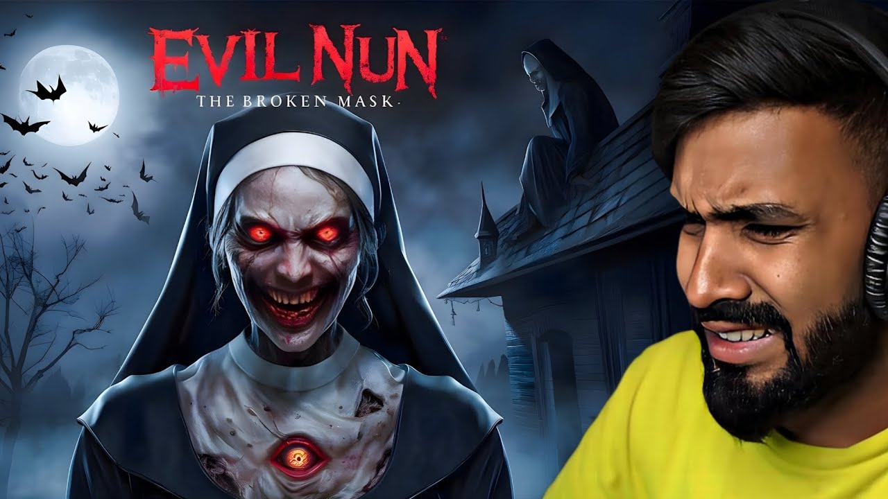 CAN I ESCAPE FROM EVIL NUN HAUNTED HOUSE | TECHNO GAMERZ HORROR GAME | TECHNO GAMERZ