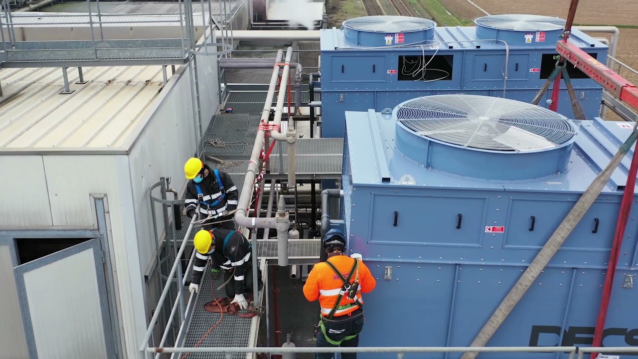 Installazione condensatori evaporativi presso lo stabilimento Galbani - Decsa [Case Study]