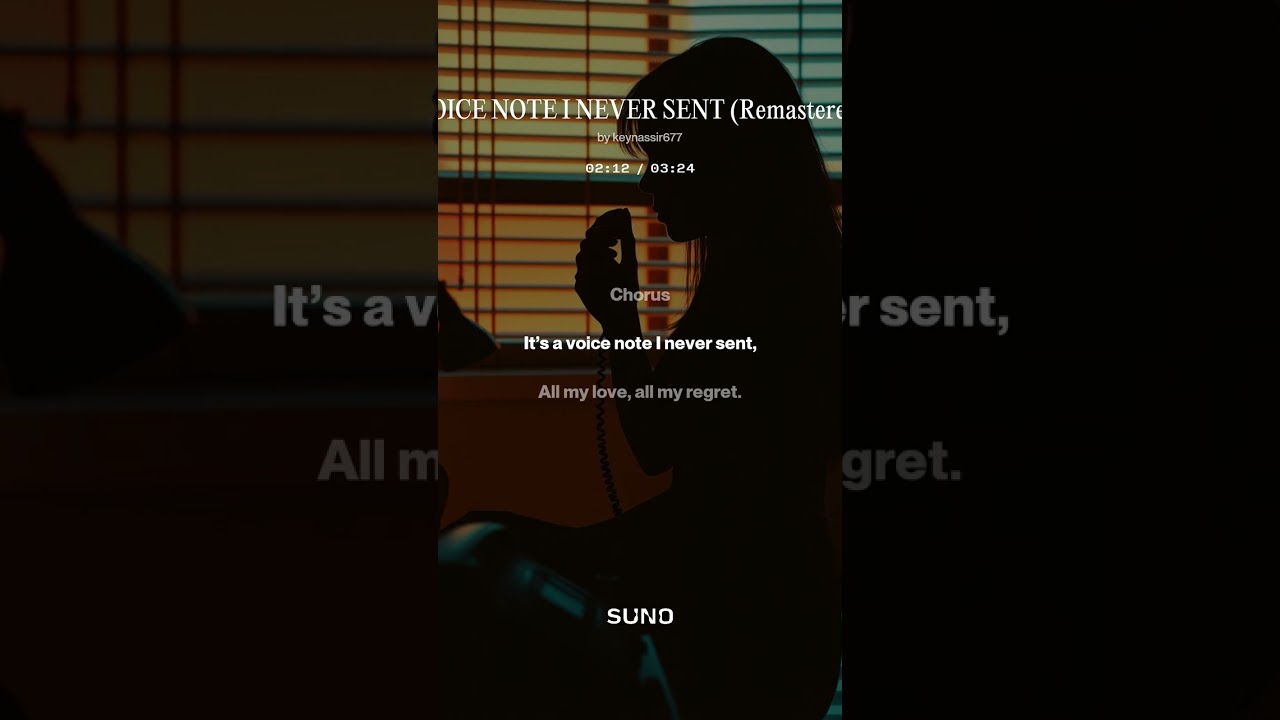 VOICE NOTE I NEVER SENT