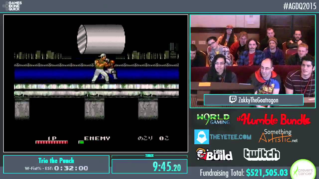 Awesome Games Done Quick 2015 - Part 112 - Trio the Punch by ZakkyTheGoatragon