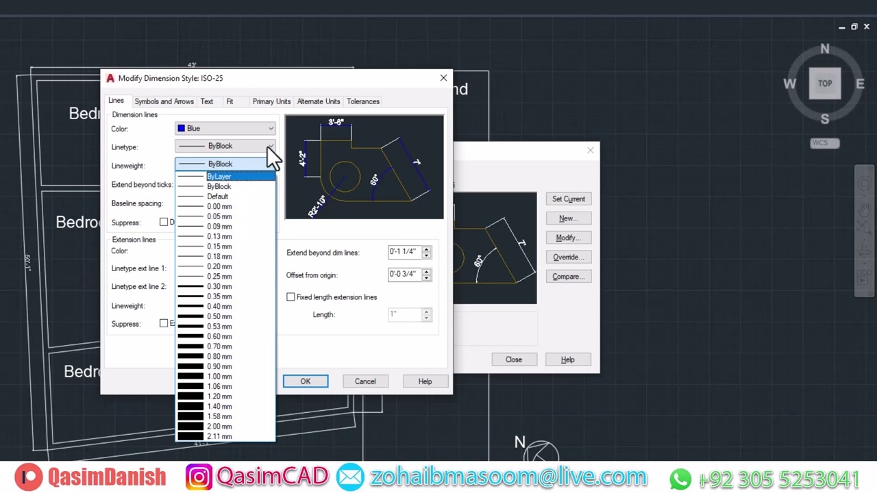 How to Edit Dimensions Text Size Arrow and Style in AutoCAD