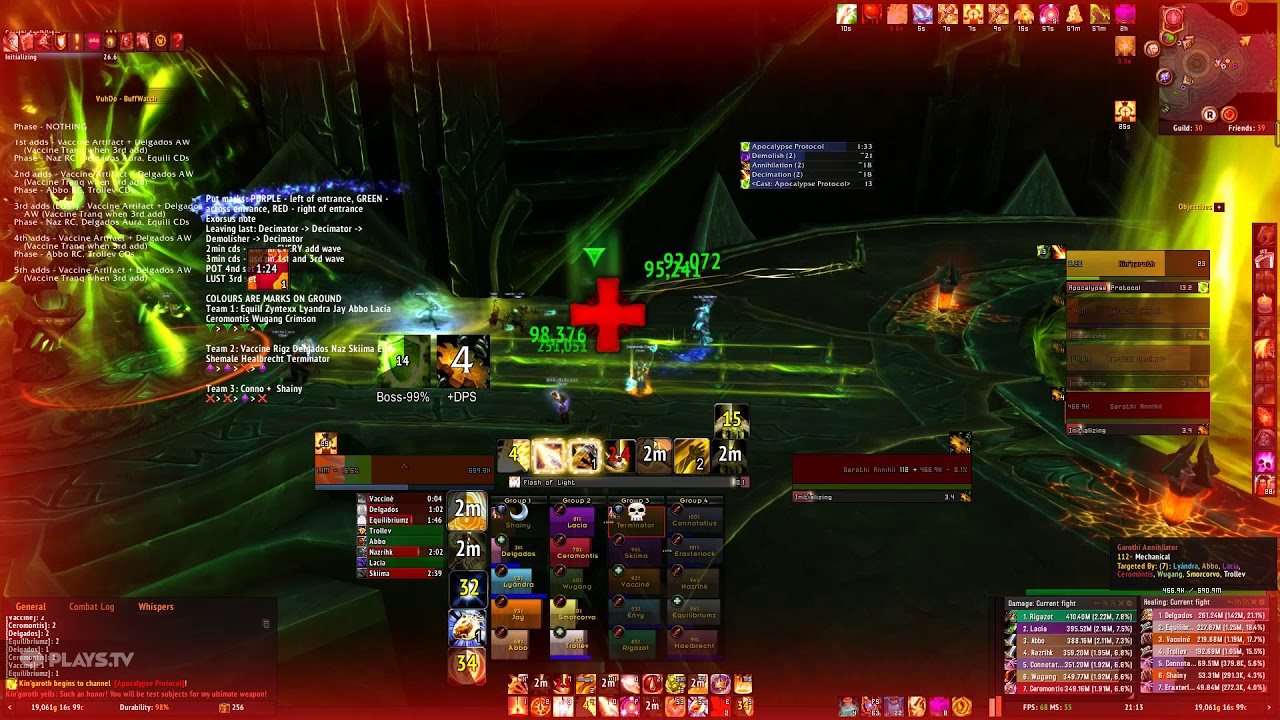 Xeon vs Kingaroth Mythic Holy Paladin POV