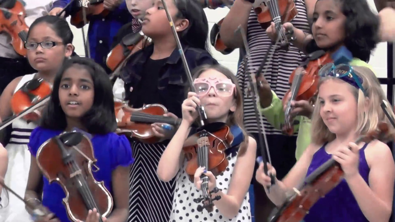 Sahaana's violin concert - Carman Trails Elementary school