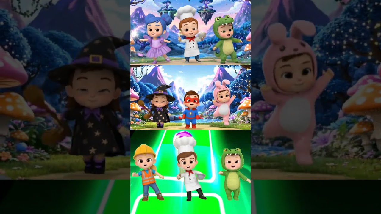 Baby Finn Dance | Tiles Hop Beat | Funny Cartoon 