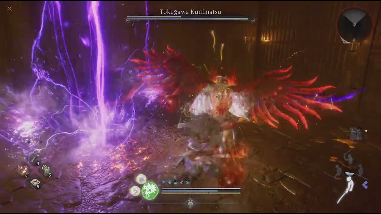 Nioh 3 - Tokugawa Kunimatsu fight NG+