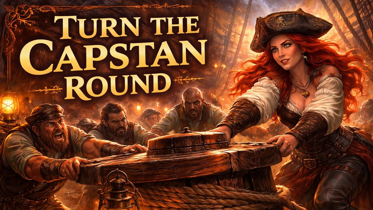 Turn the Capstan Round ⚓ | Maritime Work Song | Lady Morgan & The Scarlet Compass